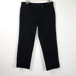 Loft Black Catalina Capri Pants Marisa